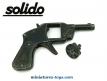 Le pistolet jouet de type revolver a barillet en métal par Solido