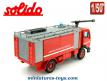 Le camions Mercedes LP1217 lance-mousse miniature de Solido au 1/50e