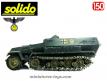 Le SdKfz 251 Hanomag gris en miniature de Solido série 200 au 1/50e incomplet