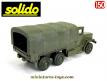 Le camion militaire Kaiser Jeep 6x6 M34 vert en miniature par Solido au 1/50e