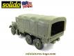 Le camion militaire Kaiser Jeep 6x6 M34 vert en miniature de Solido au 1/50e