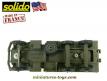 Le camion militaire Kaiser Jeep 6x6 M34 vert en miniature de Solido au 1/50e
