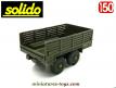 La partie arrière du Kaiser Jeep Réo M34 militaire Solido au 1/50e