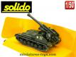 Le canon de 105 automoteur M41 Govila en miniature de Solido au 1/50e