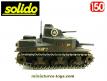 Le char américain M3 Général Lee vert en miniature par Solido au 1/50e repeint