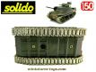 Le char américain M3 Général Lee vert en miniature par Solido au 1/50e repeint