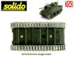 Le char américain M3 Général Lee vert en miniature par Solido au 1/50e