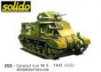 Le char américain M3 Général Lee vert en miniature par Solido au 1/50e