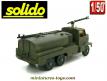 Le Berliet GBC 34 lance mousse pompiers militaires en miniature Solido au 1/50e