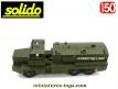Le Berliet GBC lance mousse militaires en miniature Solido au 1/50e incomplet