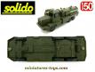 Le Berliet GBC lance mousse militaires en miniature Solido au 1/50e incomplet