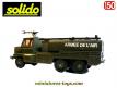 Le Berliet GBC lance mousse pompiers militaires en miniature de Solido au 1/50e