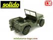 La Jeep Willys militaire en miniature Solido incomplète au 1/38e