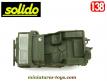 La Jeep Willys militaire en miniature Solido incomplète au 1/38e