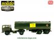 Le Renault Saviem H875 semi remorque citerne militaire miniature Solido au 1/55