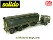 Le Renault Saviem H875 semi citerne militaire miniature Solido au 1/55 incomplet