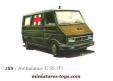Le Citroën C35 ambulance militaire en miniature de Solido au 1/50e