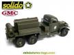 Le GMC CCKW 353 6x6 cabine tôlée compresseur en miniature de Solido au 1/50e