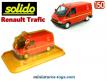 Le Renault Trafic pompiers français en miniature de Solido au 1/50e