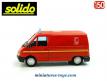 Le Renault Trafic pompiers français en miniature de Solido au 1/50e