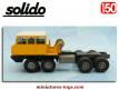 Le tracteur Berliet T 12 jaune en miniature de Solido au 1/50e