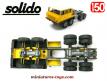Le tracteur Berliet T 12 jaune en miniature de Solido au 1/50e