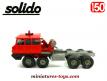 Le tracteur Berliet T 12 rouge miniature de Solido au 1/50e