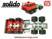 Le tracteur Berliet T 12 rouge miniature de Solido au 1/50e