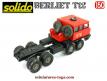 Le tracteur Berliet T 12 du porte tube STI GDF miniature de Solido au 1/50e