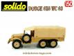 Le Dodge WC 63 6x6 bâché sable en miniature militaire Solido au 1/50e