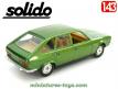 La Renault 30 TS verte en voiture miniature Solido au 1/43e