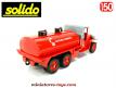 Le camion GMC CCKW 353 6x6 citerne pompiers en miniature Solido au 1/50e