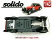Le cabriolet Delage D8 120 miniature de Solido âge d'or au 1/43e incomplet