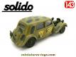 La Traction avant Citroën 15 cv FFI en miniature Solido au 1/43e incomplète