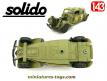 La Traction avant Citroën 15 cv FFI en miniature Solido au 1/43e incomplète
