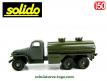 Le GMC CCKW 353 6x6 cabine tôlée citerne en miniature de Solido au 1/50e