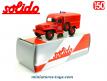 Le Dodge WC 54 pompiers en miniature par Solido au 1/50e