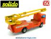 Le camion Mercedes LP 1418 46 Nacelle reportage télévisé miniature Solido 1/50e