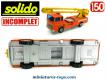 Le camion Mercedes LP 1418 46 Nacelle reportage télévisé miniature Solido 1/50e
