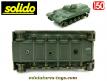 Le char français AMX 13 VTT en miniature Solido au 1/50e incomplet