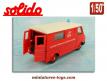Le Citroën C35 pompiers secours aux asphyxiés miniature de Solido au 1/50e