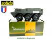 Le VAB Renault 6x6 français vert IFOR en miniature de Solido au 1/50e