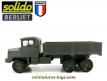 Le camion Berliet GBC 8 Kt non bâché militaire en miniature de Solido au 1/50e