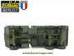 Le camion Berliet GBC 8 Kt non bâché militaire en miniature de Solido au 1/50e