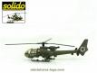L'hélicoptère Gazelle SA 341 militaire en miniature de Solido au 1/50e