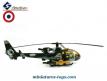 Un hélicoptère Gazelle SA 341 militaire en miniature par Solido au 1/50e