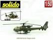 Un hélicoptère Gazelle SA 341 militaire en miniature par Solido au 1/50e