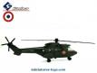 L'hélicoptère français Super Puma AS 332 vert en miniature de Solido au 1/78e