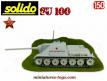 Le char russe SU 100 L/54 D10 S blanc en miniature Solido au 1/50e