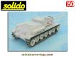 Le char russe SU 100 L/54 D10 S blanc en miniature de Solido au 1/50e
